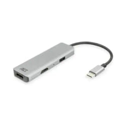 ACT AC7013 station d'accueil Avec fil USB 3.2 Gen 1 (3.1 Gen 1) Type-C Noir, Gris