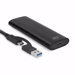 ACT AC1615, Enceinte ssd, M.2, M.2, 10 Gbit/s, Connectivité USB, Noir