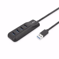 ACT AC6320, USB 3.2 Gen 1 (3.1 Gen 1) Type-A, USB 3.2 Gen 1 (3.1 Gen 1) Type-A, 5000 Mbit/s, Noir, Acrylonitrile-Butadiène-St ...