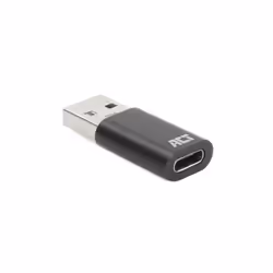ACT Adaptateur USB-A mâle vers USB-C femelle, USB A, USB C, Noir