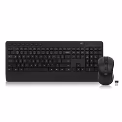 ACT Ensemble clavier et souris sans fil (Qwerty), clic silencieux, écologique, fabriqué à partir de matériaux recyclés, Taill ...