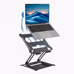 ACT Support pliable pour ordinateur portable en aluminium avec réglage progressif de la hauteur