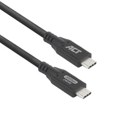 ACT Câble USB4 20Gbps 240W USB Type-C, 0,5 mètre