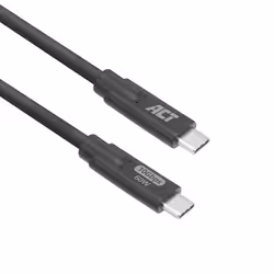 ACT Câble USB 3.0 10Gbps 60W USB Type-C, 3 mètres, 3 m, USB C, USB C, USB 3.2 Gen 2 (3.1 Gen 2), 10 Gbit/s, Noir