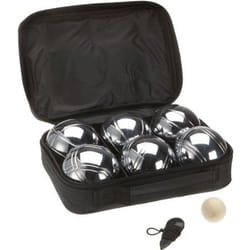 Sacoche de 6 Boules de Pétanque - Non spécifié - Acier Chromé - Mixte - Plein Air - Adulte