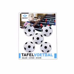 Angel Sports 723021, Balle de baby-foot, Enfant, 3,2 cm, Ampoule, 5 pièce(s), Plastique