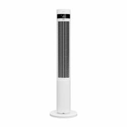 Duux Elevate – Ventilateur Colonne Silencieux avec Ioniseur – 12 Vitesses & Mode Nuit Intelligent – Blanc