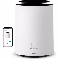 Duux Threesixty 2, Chauffage de ventilateur électrique, Vitrocéramique, Android, iOS, Intérieure, Bureau, Table, Blanc