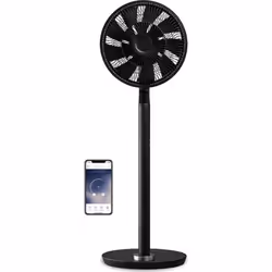 Duux Whisper Flex Ultimate Smart Ventilateur Noir, Ventilateur à lame domestique, Noir, Sol, Table, Acrylonitrile-Butadiène-S ...
