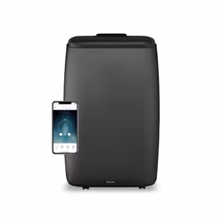 Duux North Connecté Climatiseur mobile 18K BTU Gris, A, 220 V, 2000 W, Noir, Gris, Acrylonitrile-Butadiène-Styrène (ABS), Pol ...