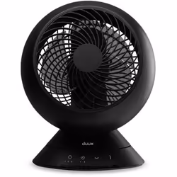 Duux Globe Ventilateur de table Noir, Ventilateur à lame domestique, Noir, Table, Acrylonitrile-Butadiène-Styrène (ABS), 13 d ...