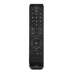 One For All Comfort Essence 2, TV, Boitier décodeur TV, IR Wireless, Appuyez sur les boutons, Noir