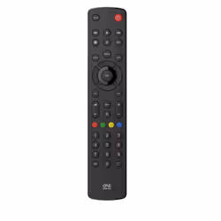 One For All Basic URC 1210, TV, IR Wireless, Appuyez sur les boutons, Noir