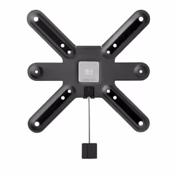 One For All WM 6211, 33 cm (13"), 109,2 cm (43"), 75 x 75 mm, 200 x 200 mm, Aluminium, Acier au carbone, Noir, Blanc