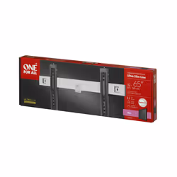 One For All WM 6411 support pour téléviseur 65" Noir, Argent