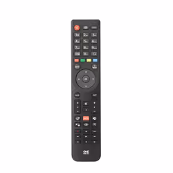 One For All TV Replacement Remotes URC 1918, TV, IR Wireless, Appuyez sur les boutons, Noir