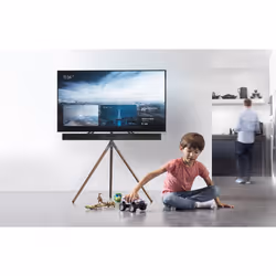 One For All Tripod WM 7471 support pour téléviseur 65" Noyer, Gris