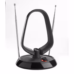 One For All Value Line DVB-T Indoor Antenne 5G, Intérieure, Noir, 1 m, DVB-T, DVB-T2, IEC male connector, VHF, UHF