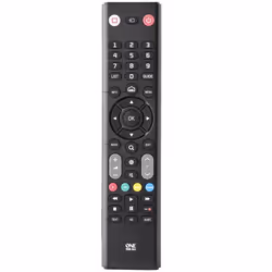 One For All TV Replacement Remotes URC1311, TV, IR Wireless, Appuyez sur les boutons, Noir, Gris