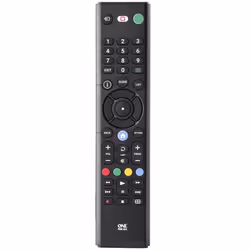 One For All TV Replacement Remotes URC1312, TV, IR Wireless, Appuyez sur les boutons, Noir