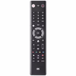 One For All TV Replacement Remotes URC1313, TV, IR Wireless, Appuyez sur les boutons, Noir, Gris