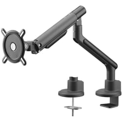 One For All - Design Single Black Support De Table Pour Écran 33 Cm (13) - 88,9 Cm (35) Noir Réglable En Hauteur, Incli