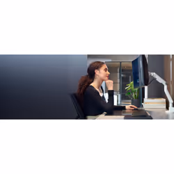 One For All DM 7120 support d'écran plat pour bureau 35" Plafond Blanc
