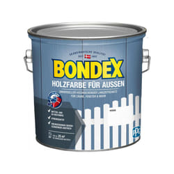 Bondex - Holzfarbe für Außen - Größe: 2,5 l - Farbe: Weiß - Nr.: 428252