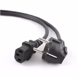 Gembird PC-186, 1,8 m, CEE7/4, Coupleur C14, 6 A