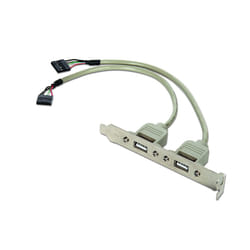 Gembird CCUSBRECEPTACLE carte et adaptateur d'interfaces Interne USB 2.0