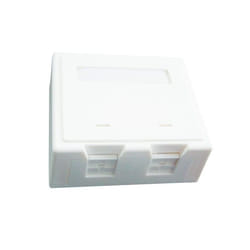 Gembird NCAC-SMB2 boitier de prise de courant Blanc