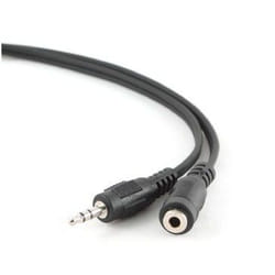 Gembird 1.5 m, 3.5mm/3.5mm, M/F câble audio 1,5 m 3,5mm Noir