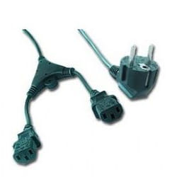 Gembird PC-186-ML6 câble électrique Noir 2 m CEE7/4