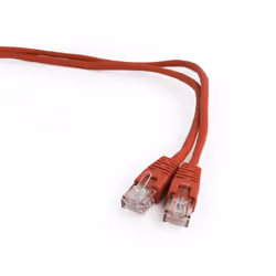 Gembird PP12-1M/R, 1 m, Cat5e, U/UTP (UTP), RJ-45, RJ-45
