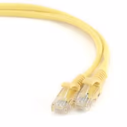 Gembird PP12-1M/Y, 1 m, Cat5e, U/UTP (UTP), RJ-45, RJ-45
