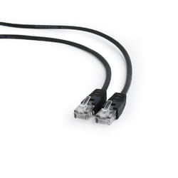 Gembird PP12-1M/BK câble de réseau Noir Cat5e U/UTP (UTP)