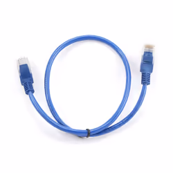 Gembird PP12-0.5M/B, 0,5 m, Cat5e, RJ-45, RJ-45