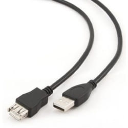 Gembird CCP-USB2-AMAF-15C câble USB 4,6 m USB 2.0 USB A Noir