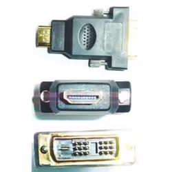 Keyteck A-HDMI-DVI-1, HDMI, DVI, Noir