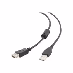 Câble USB Gembird 15ft USB 2.0-A - USB 2.0-A 45m Noir
