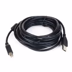 Gembird 3m USB 2.0 A/B M, 3 m, USB A, USB B, USB 2.0, Mâle/Mâle, Noir