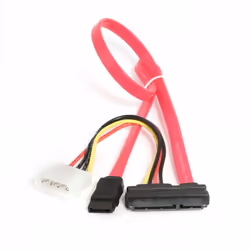Gembird CC-SATA-C1, 0,35 m, 2 x SATA 15 broches, Molex (4-pin), Mâle, Mâle, Droit