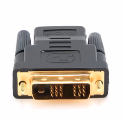 Gembird A-HDMI-DVI-2, HDMI, DVI, Noir