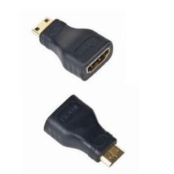 Gembird A-HDMI-FC changeur de genre de câble mini-HDMI Noir