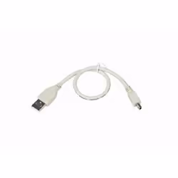 Gembird 0.3m USB 2.0 A/mini-USB M, 0,3 m, USB A, Micro-USB A, USB 2.0, Mâle/Mâle, Gris