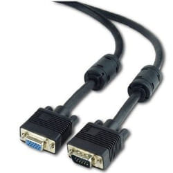 Gembird VGA M/F 1.8m câble VGA 1,8 m VGA (D-Sub) Noir