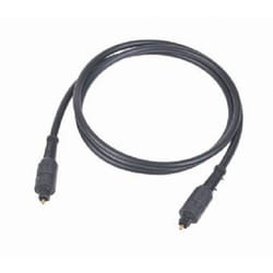 Gembird Toslink, 1m câble audio Noir
