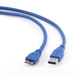 Gembird USB 3.0, 3m câble USB USB 3.2 Gen 1 (3.1 Gen 1) USB A Micro-USB B Bleu