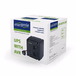 EnerGenie EG-AVR-1001 régulateur de tension 2 sortie(s) CA 140 - 270 V Noir