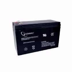 Gembird 12V, 9 Ah, Sealed Lead Acid (VRLA), 12 V, 1 pièce(s), Noir, 9 Ah, 2,7 kg